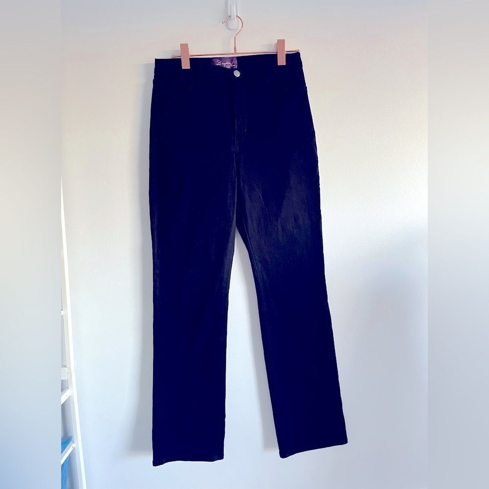 3/$25 Not Your Daughters Jeans NYDJ Black Boot Cut Jeans Sz 10